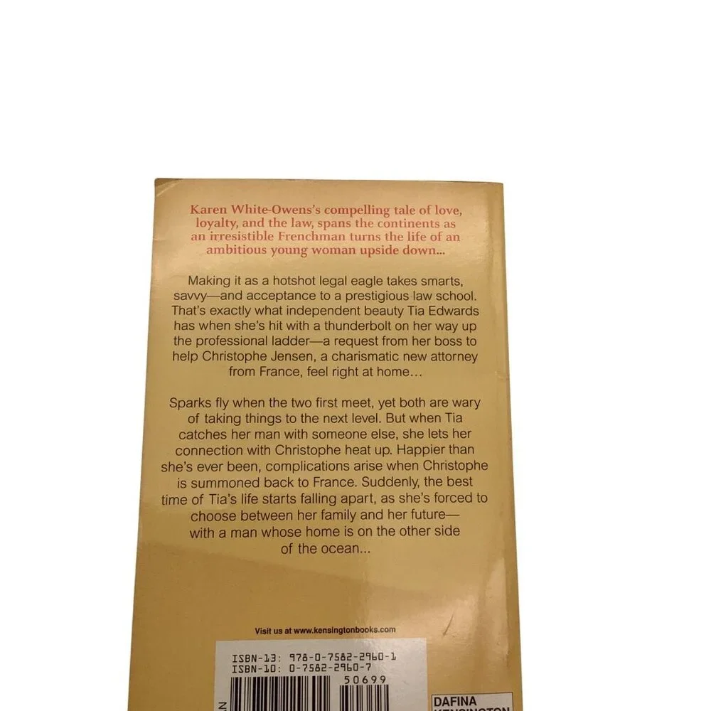 Youre All I Need‎ By Karen White-Owens Romance Novel Paperback 2010